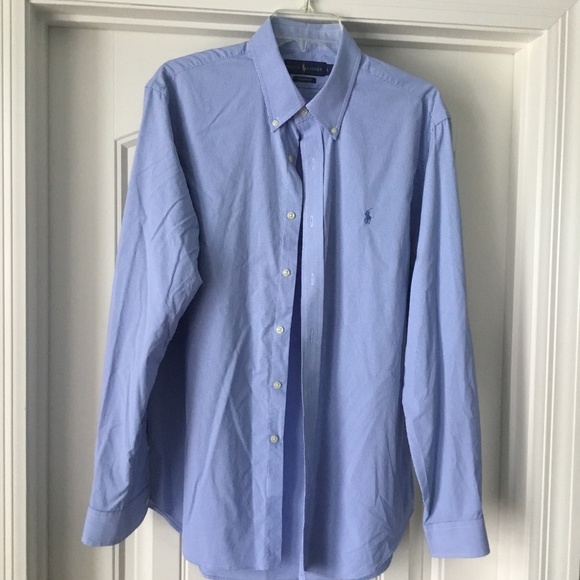 Ralph Lauren button down shirt blue & white Size XL - Picture 1 of 2